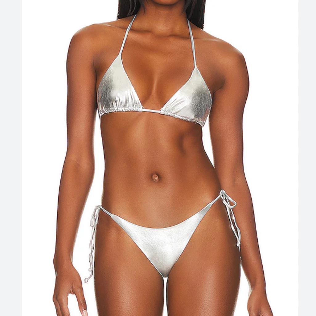 New Marciano Silver Bikini Set